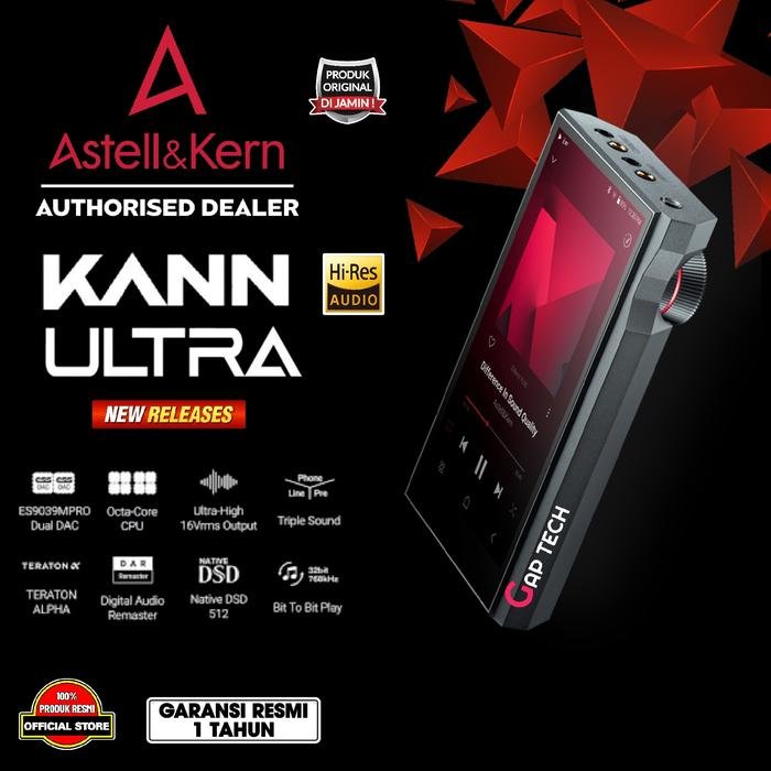 Astell&Kern AK KANN Ultra Hi-Res DAP with Flagship 2x ES9039MPRO DAC Original - KANN ULTRA DAP