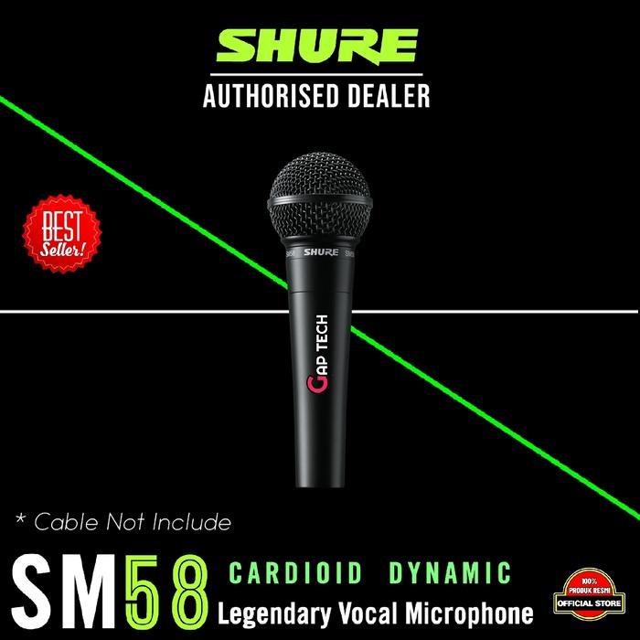 Shure SM58 / SM 58 Legendary Dynamic Vocal Microphone Original - Black
