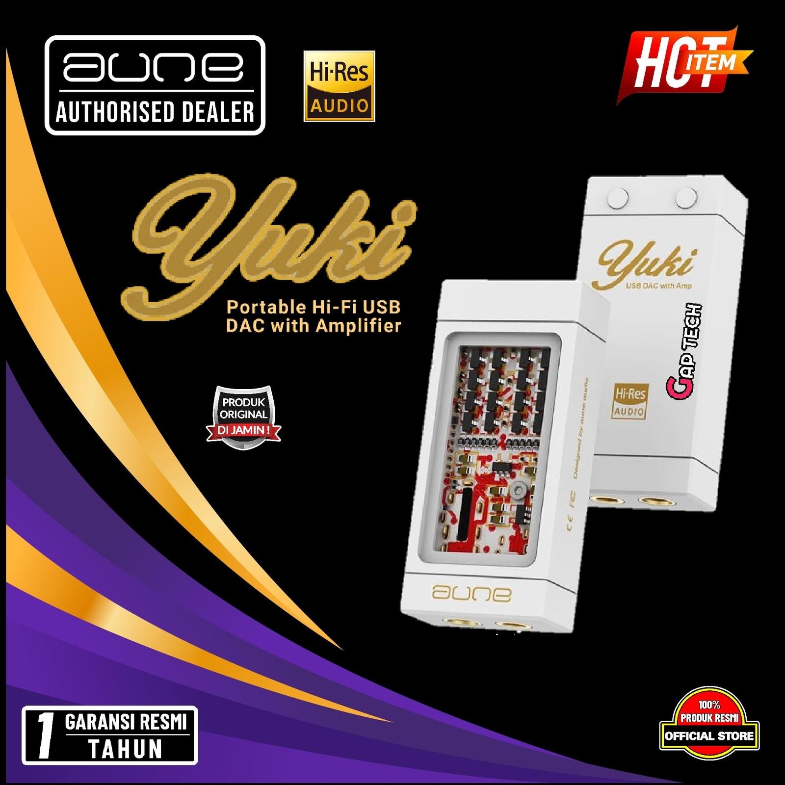 Aune Yuki High End Dongle USB DAC Amp Wih DAC Amplifier Original - YUKI DAC