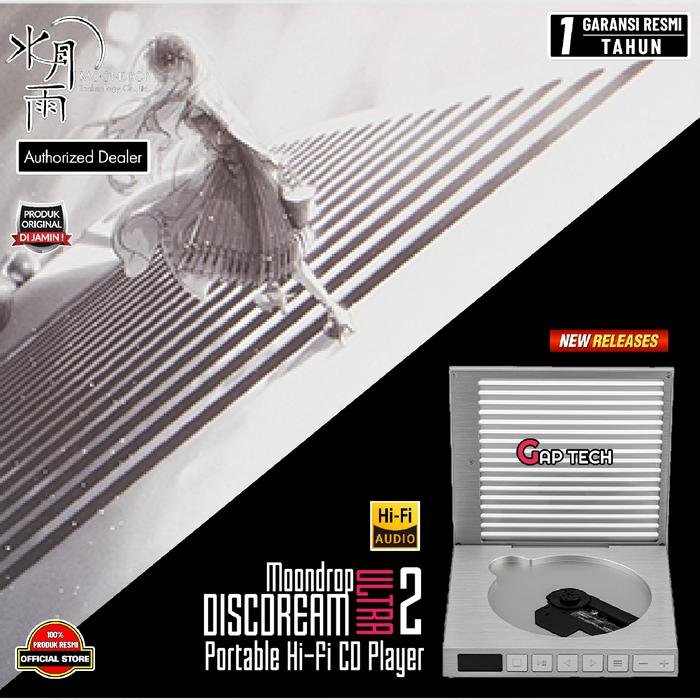 Moondrop DISCDREAM 2 / DISCDREAM2 / DISCDREAM 2 ULTRA / DISCDREAM2 ULTRA Portable Hi-Fi CD Player Original - DISCDREAM2 ULTR