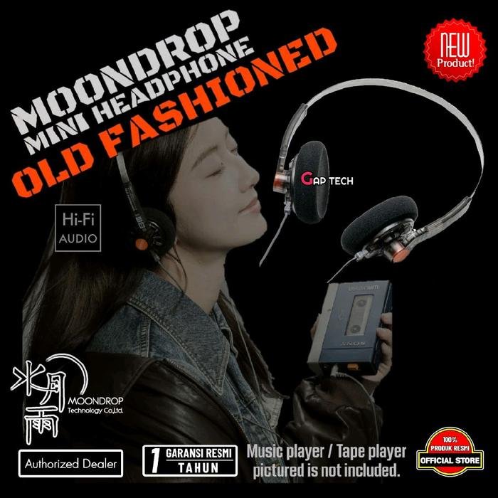 Moondrop Old Fashioned 40mm Large Dynamic Driver Open-Back Headphone Original - OLD FASHIONED HEADPHONE