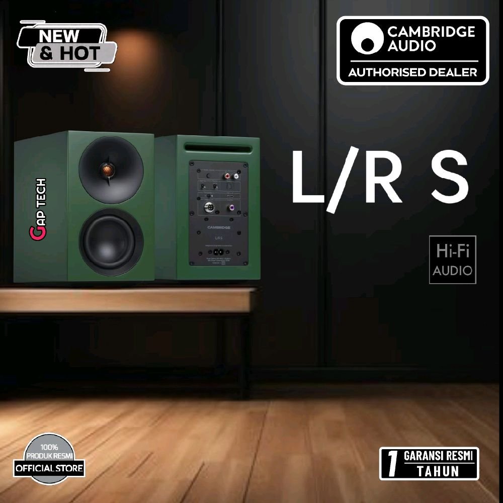 Cambridge Audio L/R S / LR S / L R S 100w Ultra Compact Active Stereo / Bookshelf Monitor Speakers Original - Green