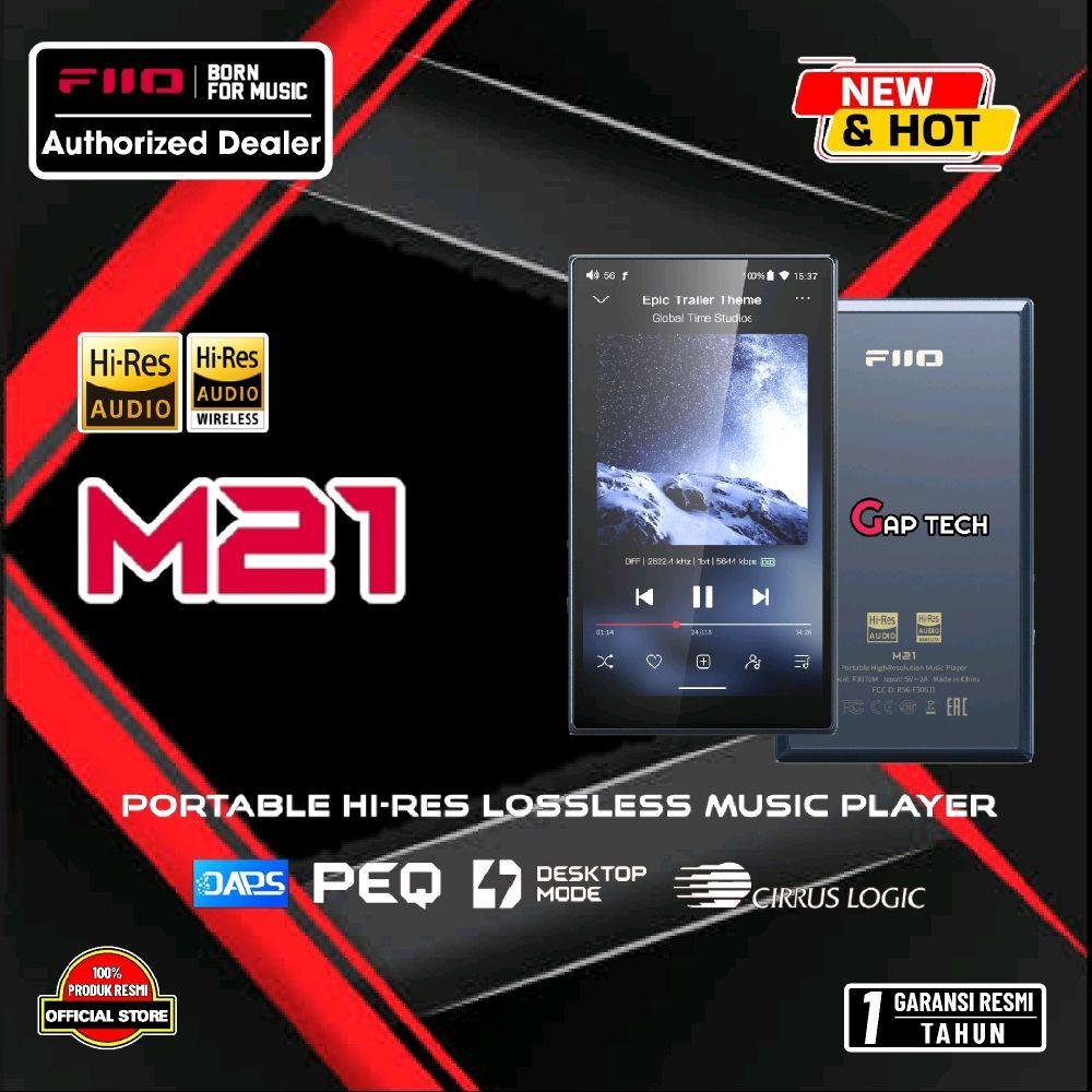 Fiio M21 / M 21 / M-21 Portable High Resolution Digital Audio Player - DAP Original - DARK BLUE