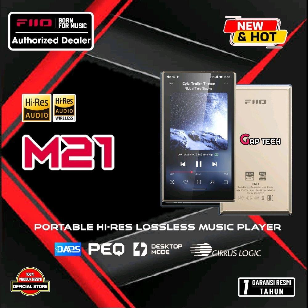 Fiio M21 / M 21 / M-21 Portable High Resolution Digital Audio Player - DAP Original - TITANIUM GOLD