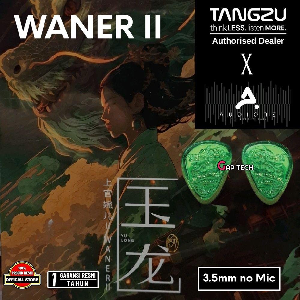 TANGZU Waner 2 / Wan Er 2 / Waner  SG 2 Emerald Jade Dragon Edition 10mm Dynamic Driver In-Ear Monitor Earphones - IEM Original - 3.5mm NO MIC
